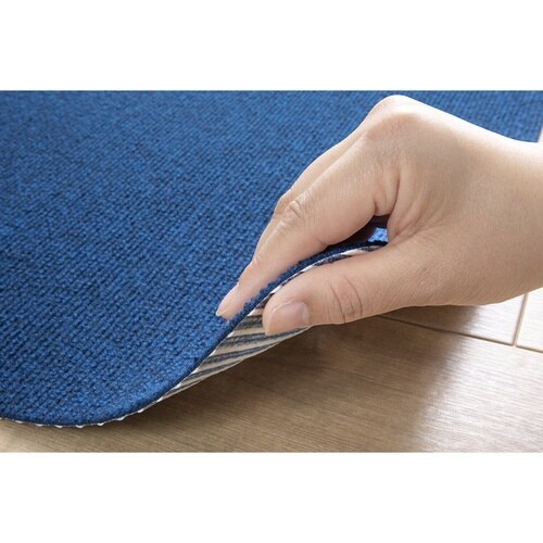 トイレマット 吸着 ネイビー