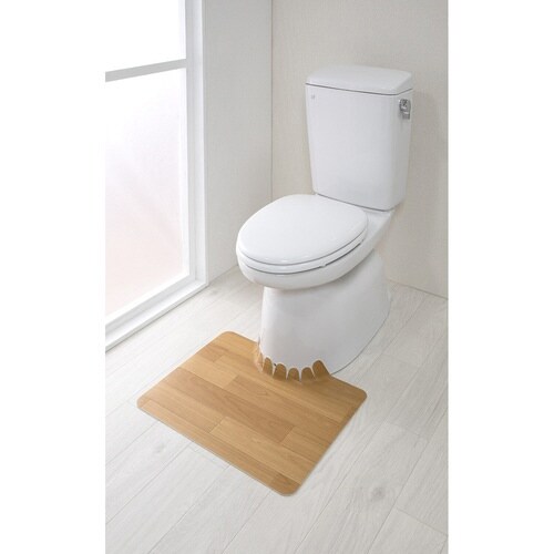 トイレマット 吸着 ベージュ