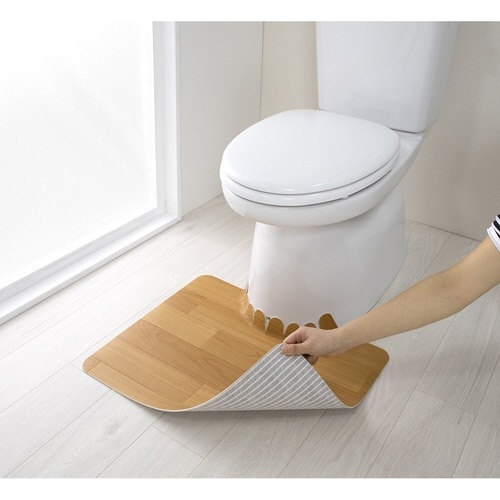 トイレマット 吸着 ベージュ