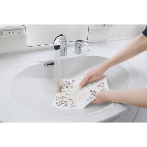 洗面 壁面 水はね防止 リーフ