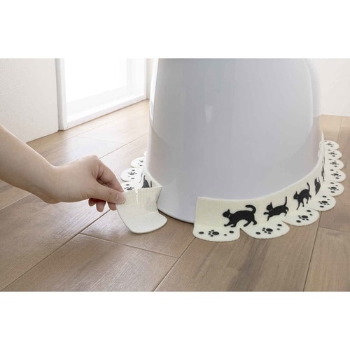 便器すきまテープ ネコ 便器 シート トイレ 床