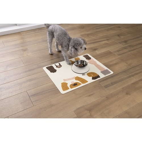 ランチョンマット おくだけ吸着 ペット用 イヌ