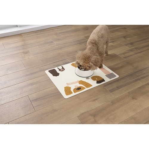 ランチョンマット おくだけ吸着 ペット用 イヌ