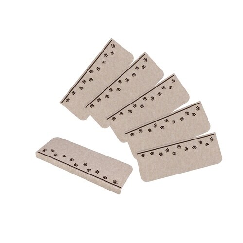 ペットマット おくだけ吸着階段マット 6枚入 犬