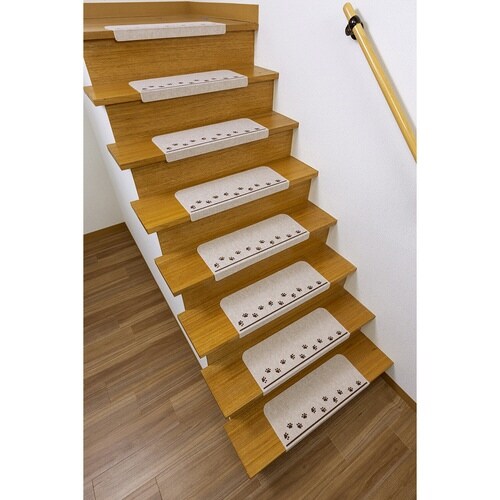 ペットマット おくだけ吸着階段マット 6枚入 犬