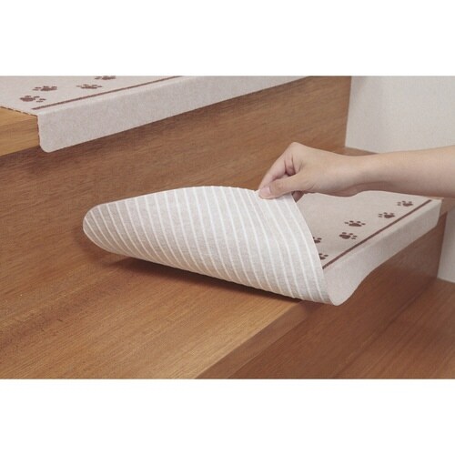 ペットマット おくだけ吸着階段マット 6枚入 犬