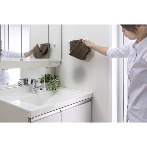 洗面 壁面 水はね防止 フラワー