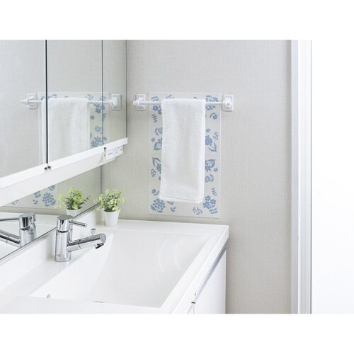 洗面 壁面 水はね防止 フラワー