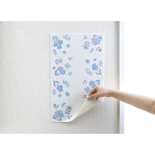 洗面 壁面 水はね防止 フラワー