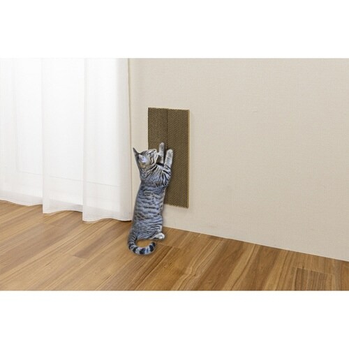 爪とぎ 吸着コーナーにも貼れる猫のつめとぎ 猫