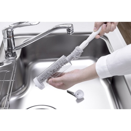 スポンジ びっくり水飲みボトル洗い ロング