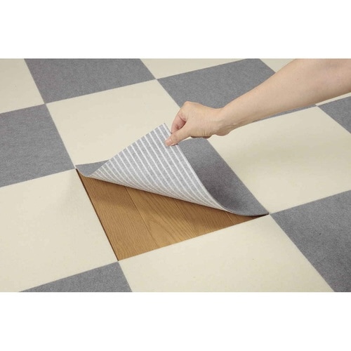 バリアフリー タイルマット 8枚入り グレー