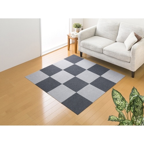 タイルマット おくだけ吸着 撥水 ダークグレー