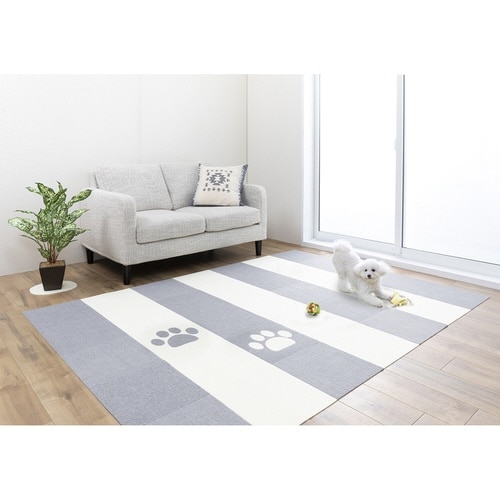 タイルマット おくだけ吸着 グレー・アイボリー