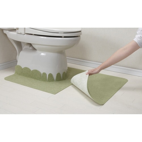 トイレマット 60×90cm グリーン