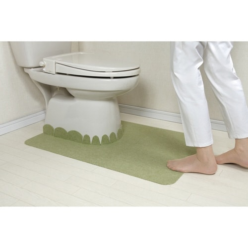 トイレマット 60×90cm グリーン