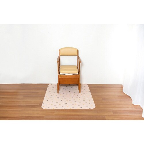 ポータブルトイレ マット 吸着 消臭 ベージュ