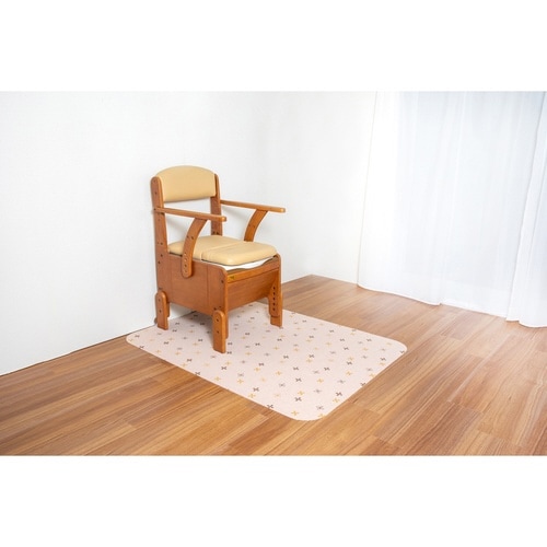 ポータブルトイレ マット 吸着 消臭 ベージュ