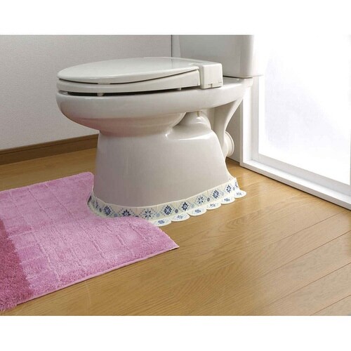 便器すきまテープ モロッコタイル 吸着 ブルー