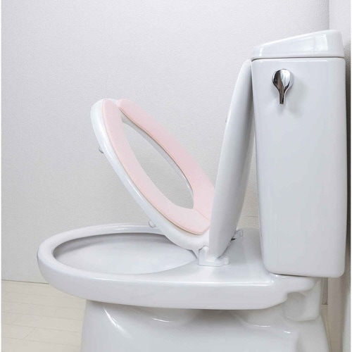 便座カバー サーモンピンク