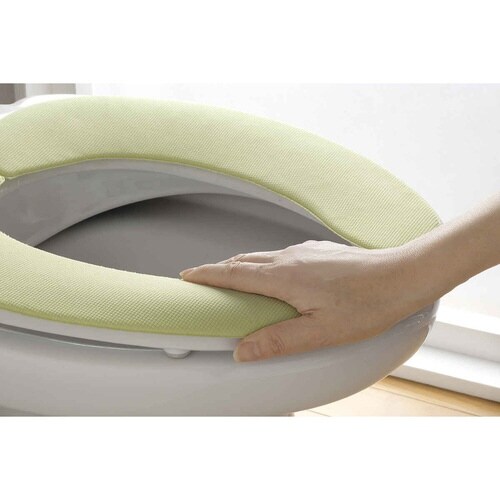 便座カバー 吸着さらっとベンザシート グリーン