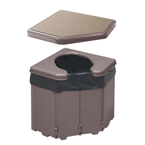 簡易トイレ 腰掛可能 ポーダブルコーナー トイレ