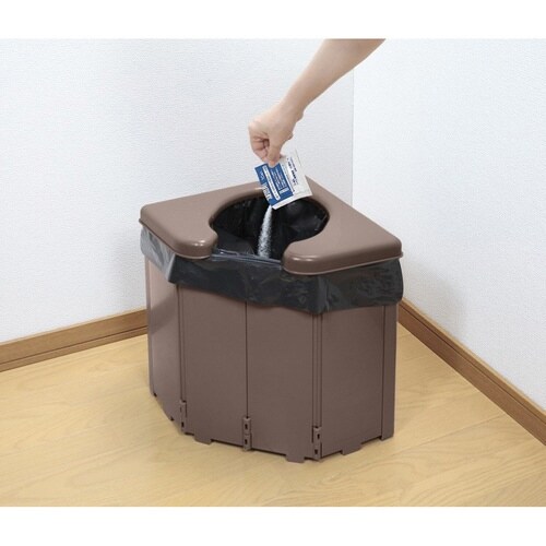 簡易トイレ 腰掛可能 ポーダブルコーナー トイレ