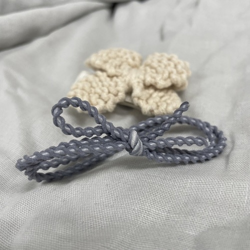 ヘアクリップ ベージュ