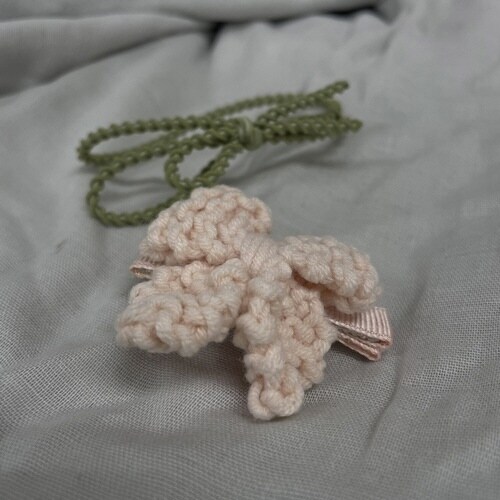 ヘアクリップ ピンク