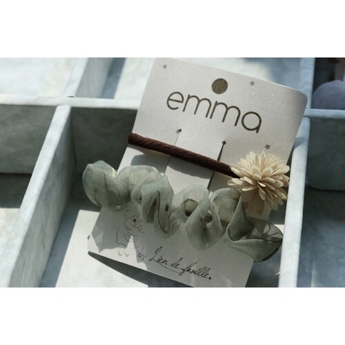 ヘアピン シュシュ ベージュ