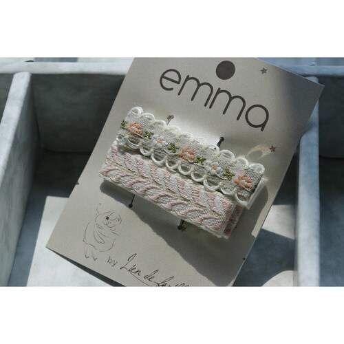 ヘアクリップ グレー