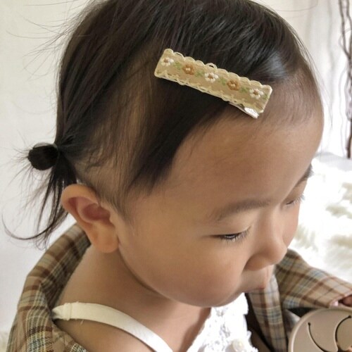 ヘアクリップ ベージュ