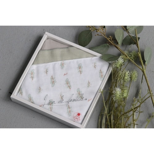 ガーゼ Lien de famille ユーカリ