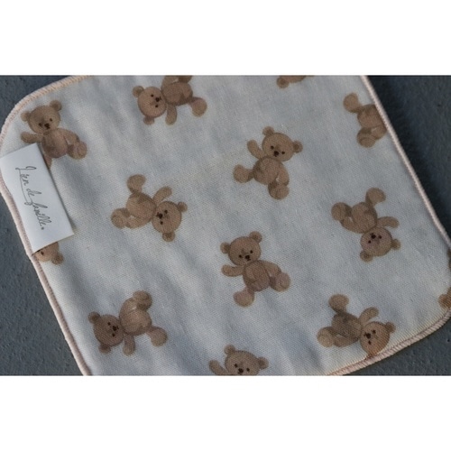 ガーゼハンカチ Lien de テディベア