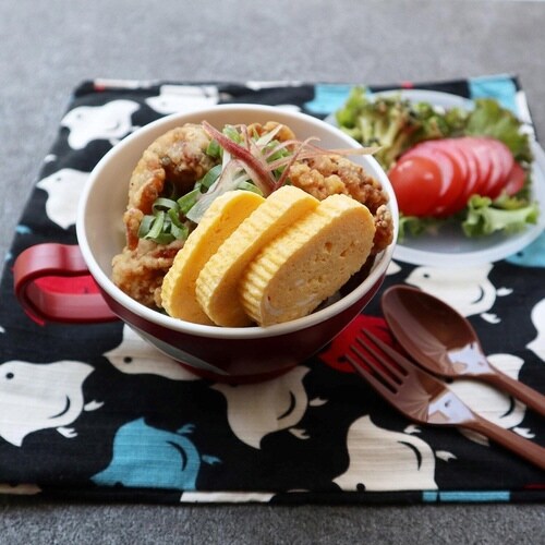 マグカップ フタ付 スープマグ 460ml 朱