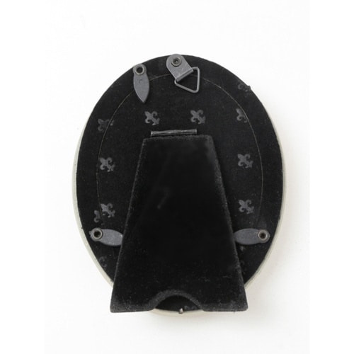 フォトフレーム オーバルフォトフレーム グレー