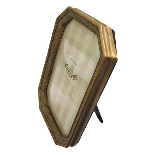 フォトフレーム 八角フォトフレーム M ゴールド