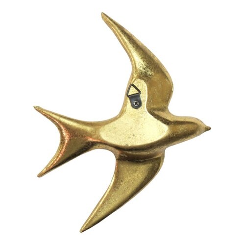 ウォールデコ バード L ゴールド