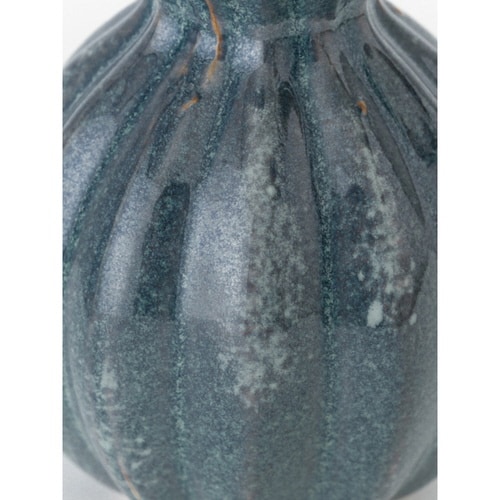 花瓶 セラミックベース ブルー