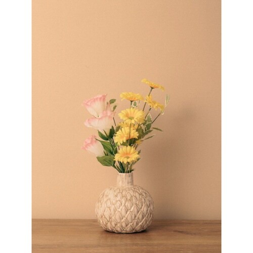 花瓶 セラミックベース 直径14.5×高さ15cm