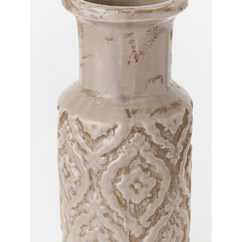 花瓶 セラミックベース グレー