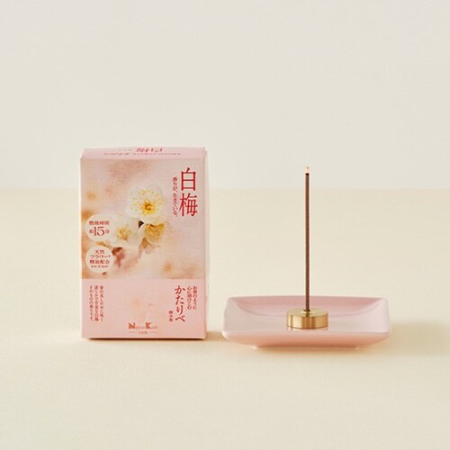 線香 かたりべ ミニ 白梅 ラベンダー 白梅