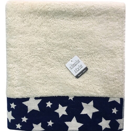 バスタオル ナチュラルスター タオル ホワイト