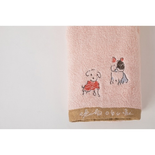 フェイスタオル 34×80cm 日本製 ピンク