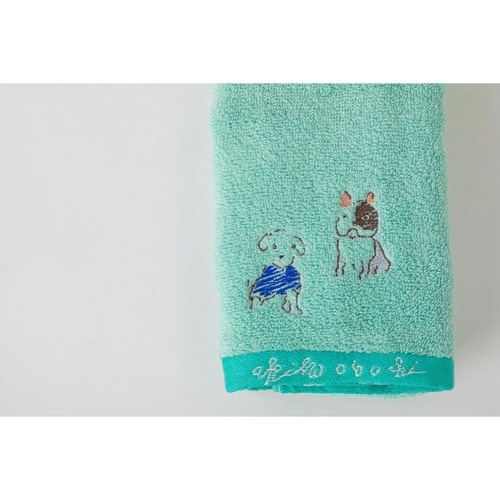 フェイスタオル 34×80cm 日本製 ミント