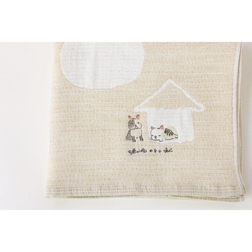 バスタオル 55×100cm 日本製 ベージュ