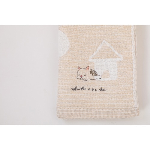 フェイスタオル 25×75cm 日本製 ベージュ