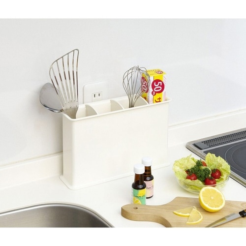 キッチンツールホルダー ホワイト