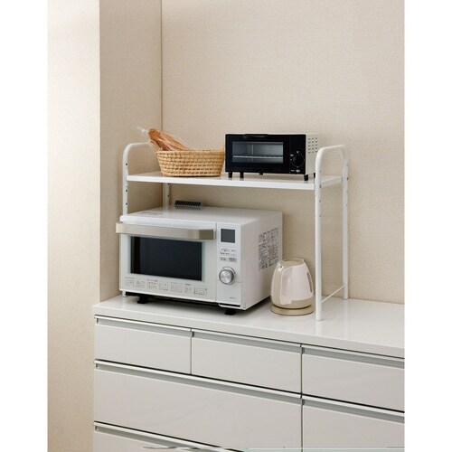 レンジ上ラック ワイドタイプ 幅・高さ伸縮タイプ