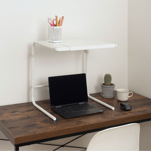 電子レンジラック 幅40から60cm ホワイト